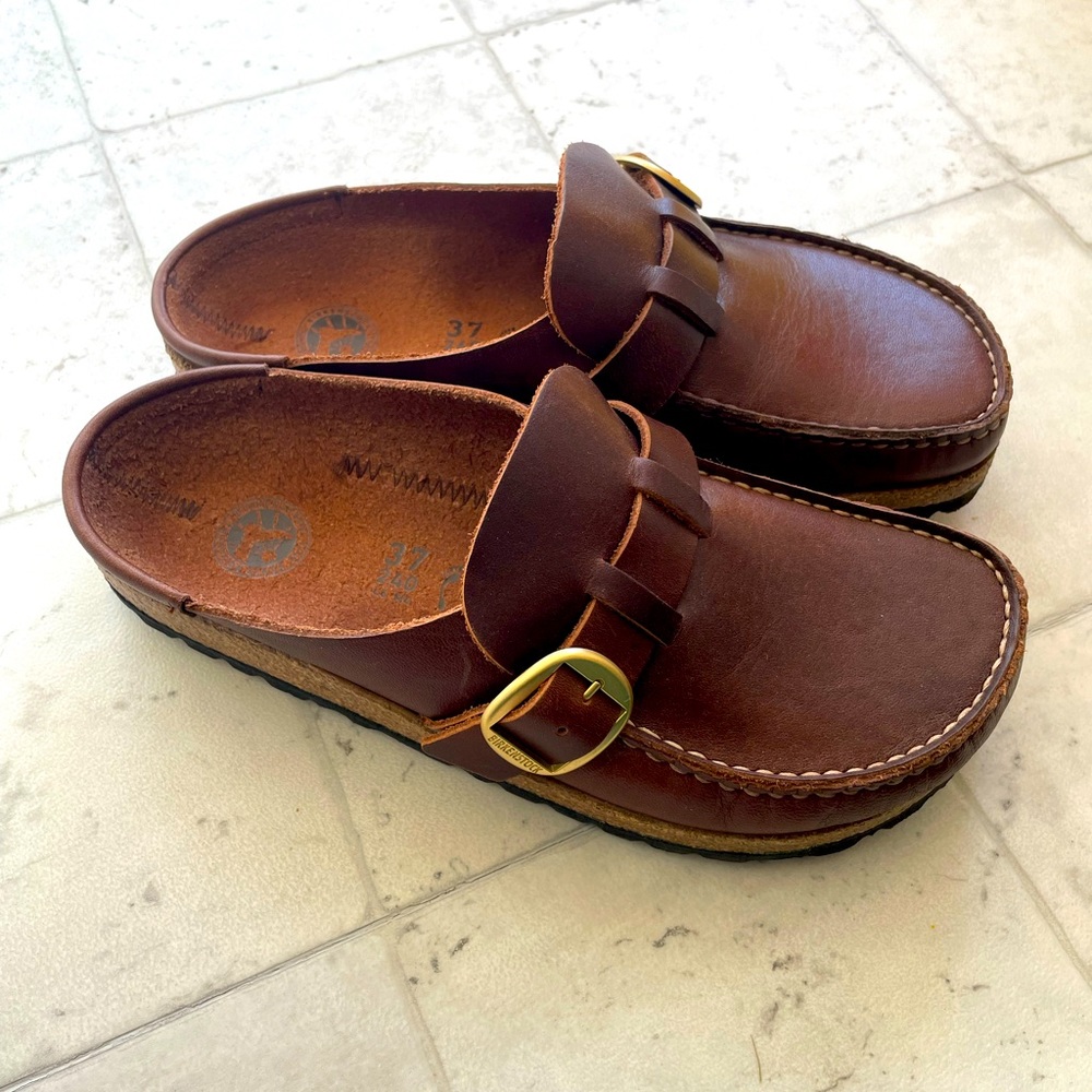 Birkenstock Buckley Vintage roast leather